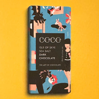 Coco Isle of Skye Sea Salt Dark 80g Large Bar