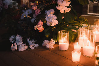 Candles and Flowers 