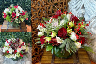 bouquet of flowers for Christmas