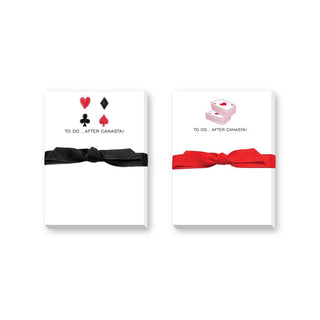 TO DO AFTER CANASTA MINI NOTEPAD: DECKS OF CARDS