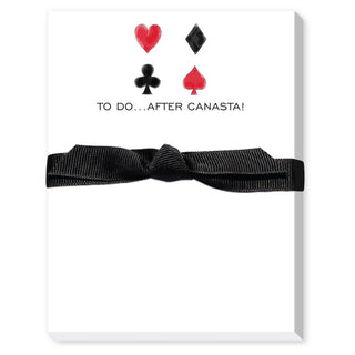 TO DO AFTER CANASTA MINI NOTEPAD: DECKS OF CARDS