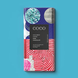 Coco Cold Brew Coffee Dark Chocolate 80g Large Bar