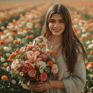 Carnations, Marigolds, Hibiscus and Lilies