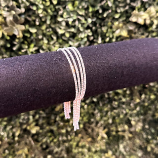 Disco Silver Rhinestone Wrist Corsage
