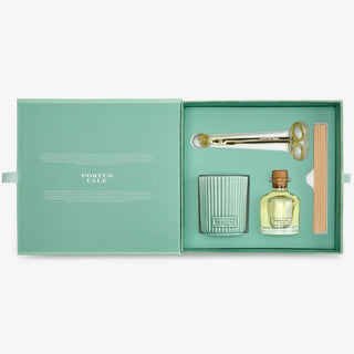 White Crane Candle and Diffuser Gift Set
