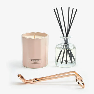 Rosé Blush Candle, Diffuser and Wick-Trimmer Gift Set