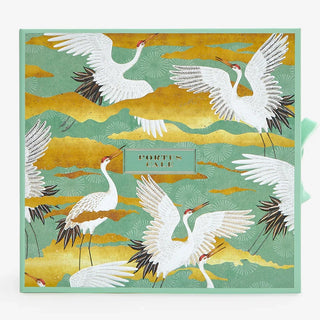 White Crane Candle and Diffuser Gift Set
