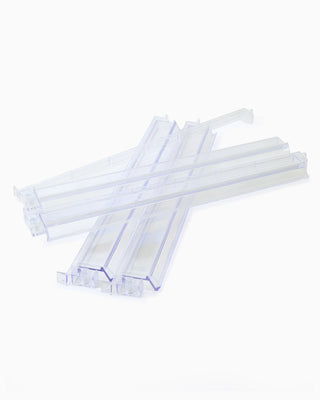 Clear Acrylic Mahjong Rack and Pushers Set of 4