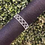 Victory Silver Rhinestone Wrist Corsage