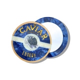 Hand-painted Caviar Compact Mirror