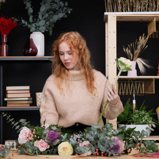 How to Style a Mono-Floral Sculptural Arrangement?